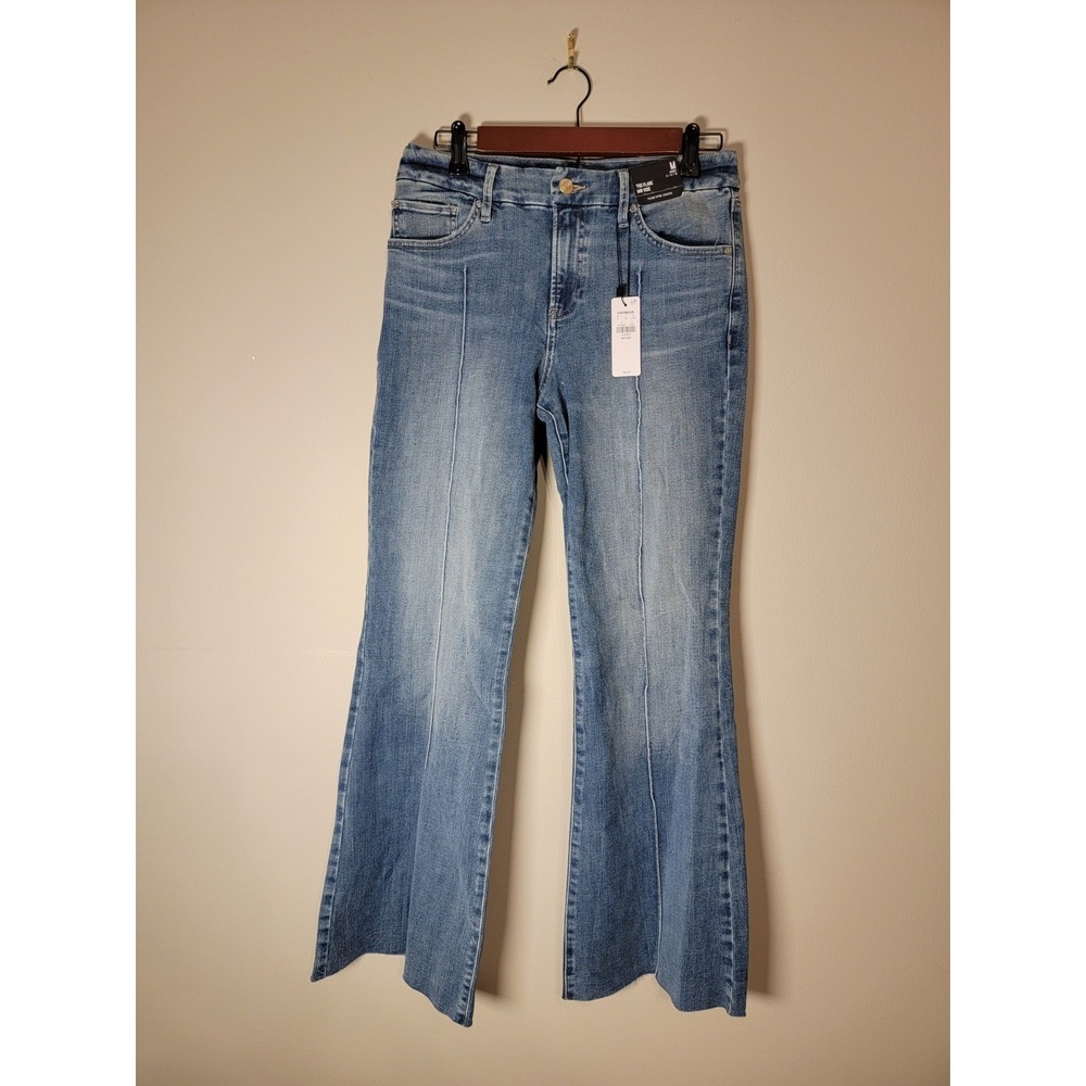 Express 70s Flare Size M (6/8/10) High Rise Ultra Flex Jeans Women's